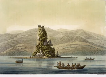 New Norfolk nära Vancouver (färggravyr)
